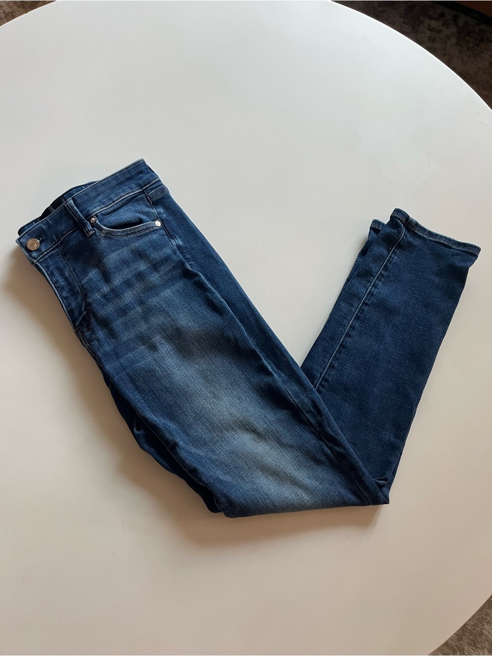 White House Black Market Skinny Jeans, Mid Rise Slim, Size 4